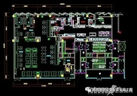 小饭店厨房设计效果图案例，饭店厨房设计平面图