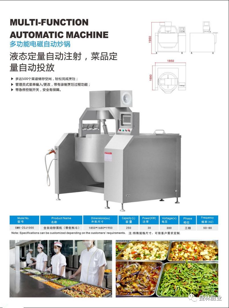 湖北捷林厨业合作伙伴‖餐饮连锁首选的人工智能产品展示