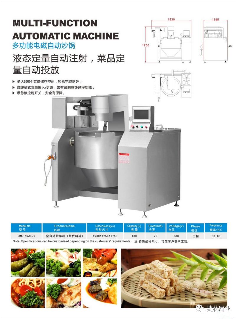 湖北捷林厨业合作伙伴‖餐饮连锁首选的人工智能产品展示