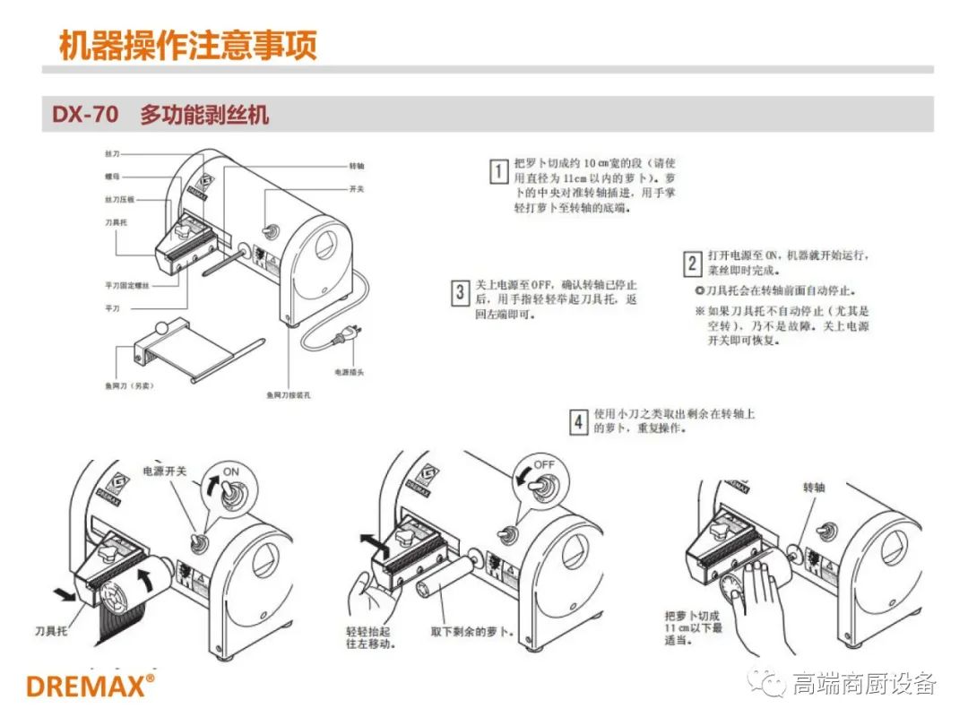 机身小巧，效率惊人——日本DREMAX道利马可丝小型切菜机