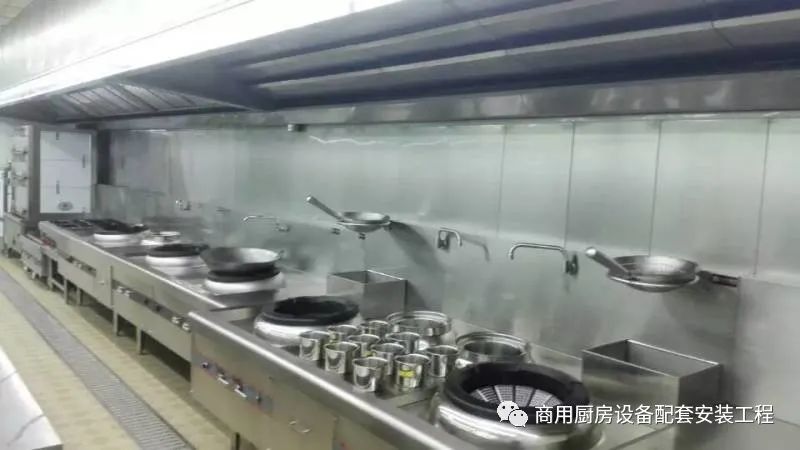 小饭店厨房设计效果图案例，饭店厨房设计平面图