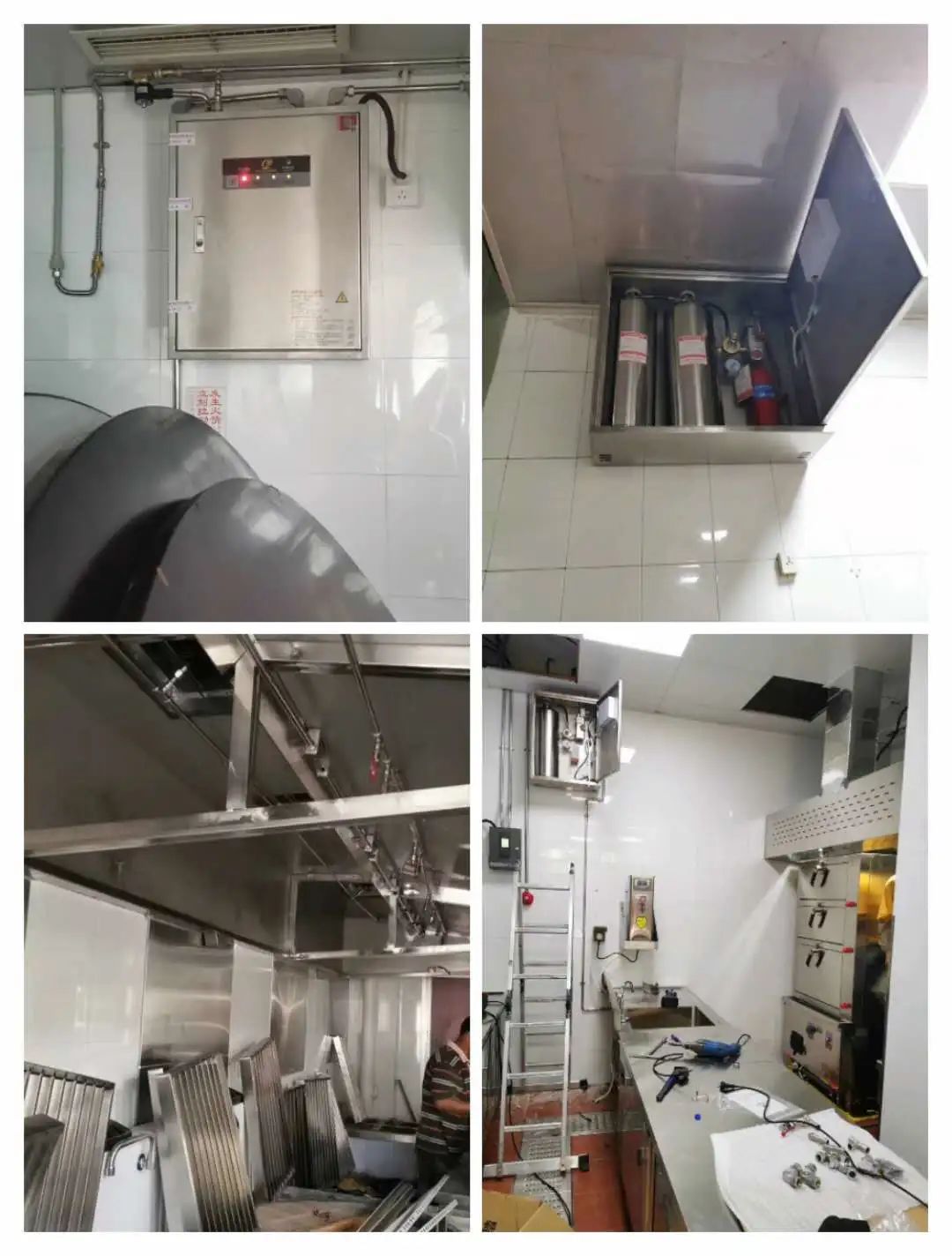 厨盾消防 一周 部分安装案例